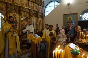 Праздничная Литургия в день памяти святых Петра и Февронии Муромских, 14 сентября 2014г.