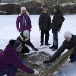 Полевая эстафета дружины им. Е.Родионова, 08 февраля 2015г.