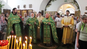 Вечерня праздника Святой Троицы, 30 мая 2015г.