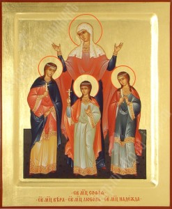 икона «Вера, Надежда, Любовь и мать их София».